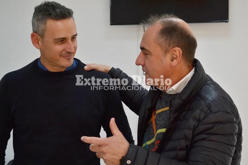 Imagen de Ciro Seisas visit&oacute; la localidad de Alvear