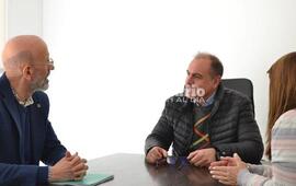 Imagen de Alvear: Reuni&oacute;n con el director del Ente de Coordinaci&oacute;n Metropolitana