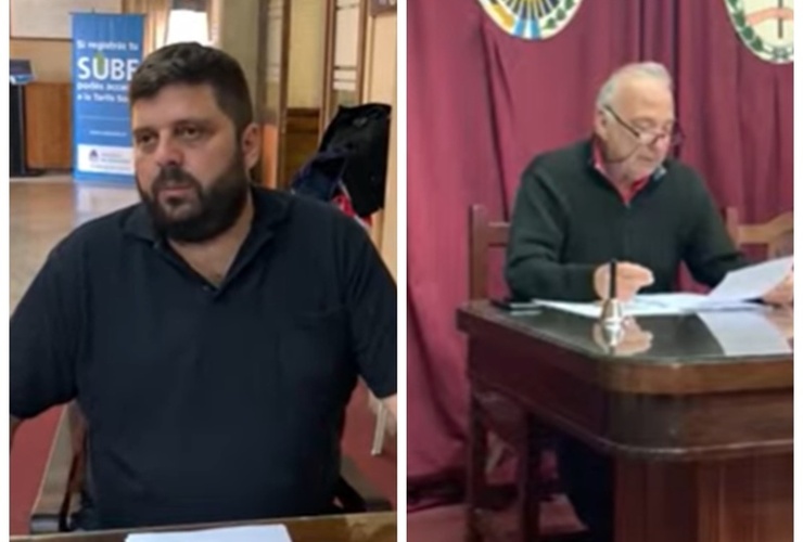 Sebastián Ghione y José Luis Murina presentaron la iniciativa en conjunto.