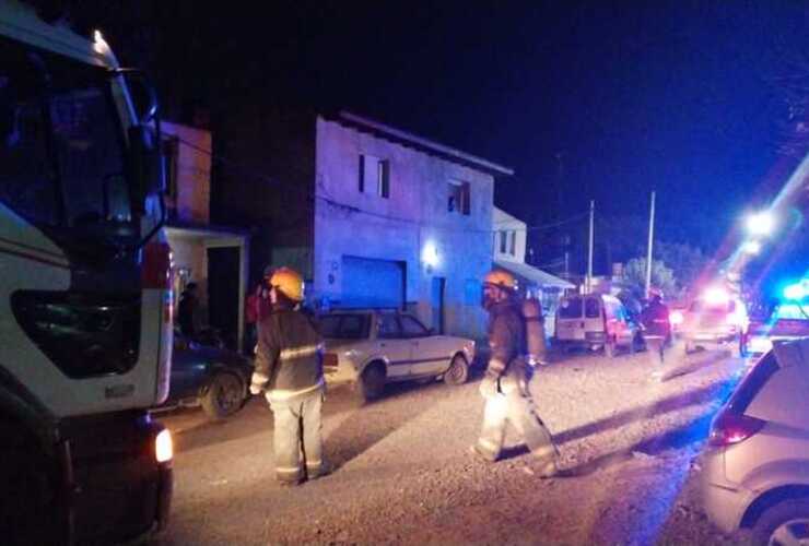 Los bomberos recorrieron todo el barrio pero no dieron con el llamante.