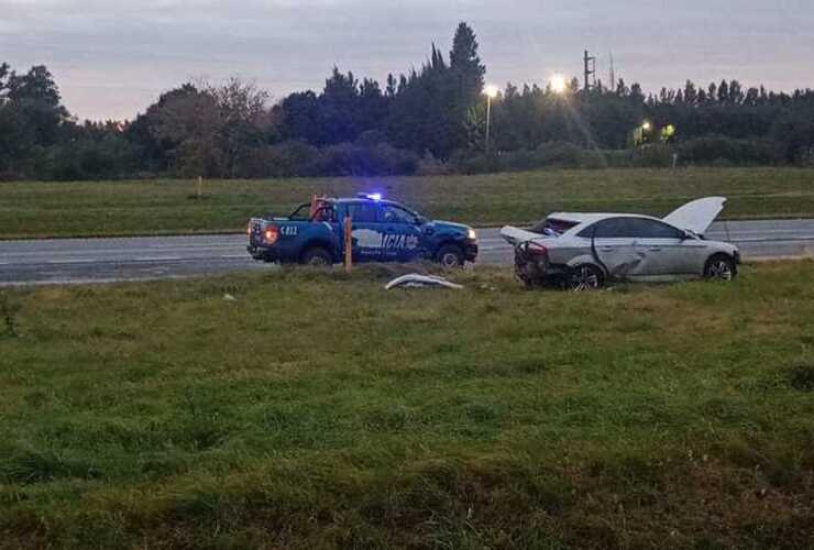 El choque fue reportado alrededor de las 6:30 AM.