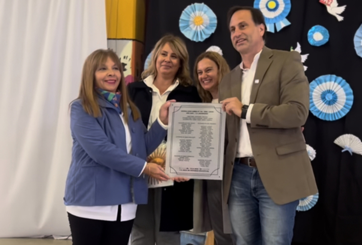 Imagen de La Escuela Primaria 'Juan Larrea' cumplió su 110 aniversario.