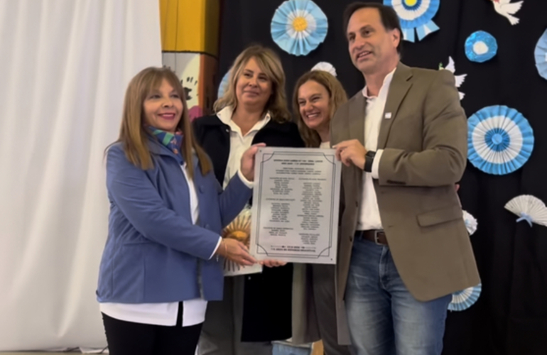 Imagen de La Escuela Primaria 'Juan Larrea' cumplió su 110 aniversario.