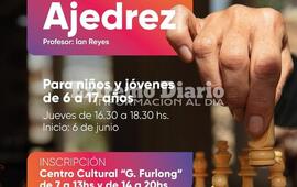 Imagen de Abri&oacute; la inscripci&oacute;n a la escuela municipal de ajedrez