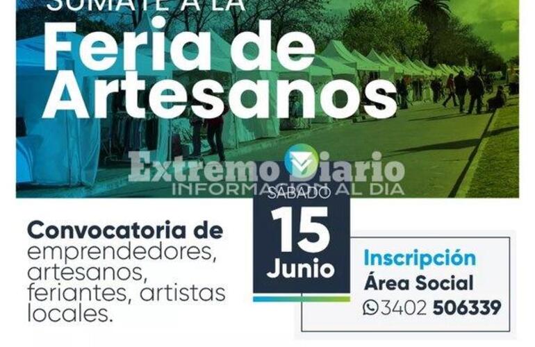 Imagen de Fighiera: Abrió la convocatoria para la primer feria de artesanos