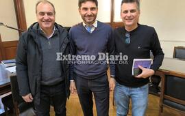 Imagen de Alvear ciudad: Maximiliano Pullaro recibi&oacute; a Carlos Pighin