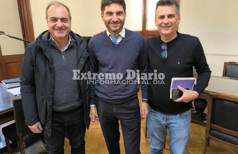 Imagen de Alvear ciudad: Maximiliano Pullaro recibió a Carlos Pighin