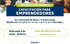 Imagen de Alvear: Abri&oacute; la inscripci&oacute;n a la capacitaci&oacute;n para emprendedores