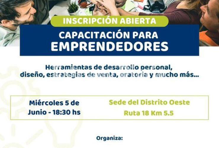 Imagen de Alvear: Abrió la inscripción a la capacitación para emprendedores