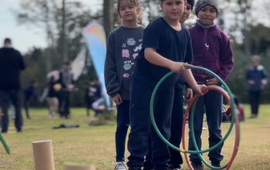 Imagen de 1er Encuentro Anual Deportivo y Recreativo, organizado por la Comuna y el Ministerio de Educaci&oacute;n Provincial.