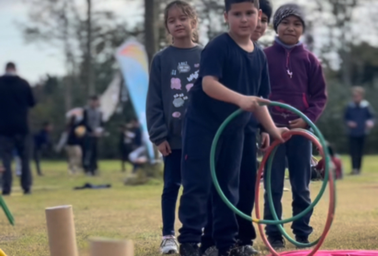 Imagen de 1er Encuentro Anual Deportivo y Recreativo, organizado por la Comuna y el Ministerio de Educación Provincial.