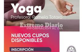 Imagen de La Municipalidad reabri&oacute; la inscripci&oacute;n para los talleres de Yoga y Danzas Urbanas