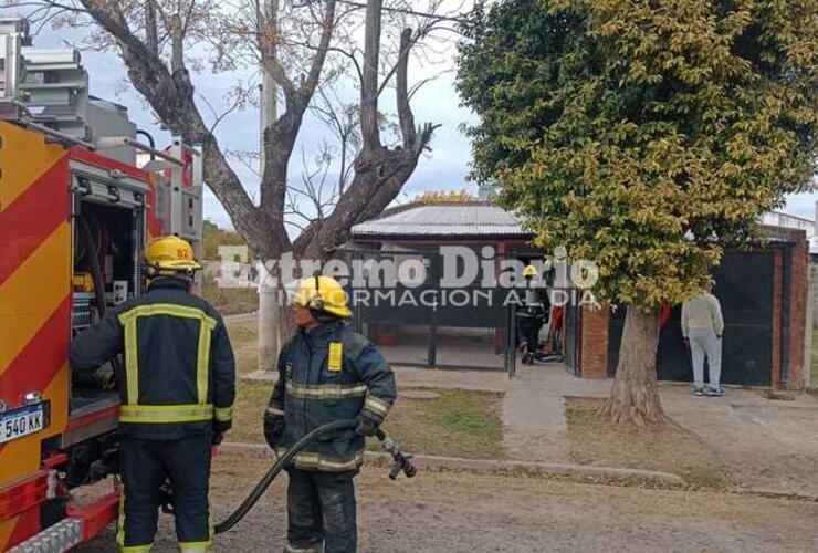 Imagen de Principio de incendio en una vivienda