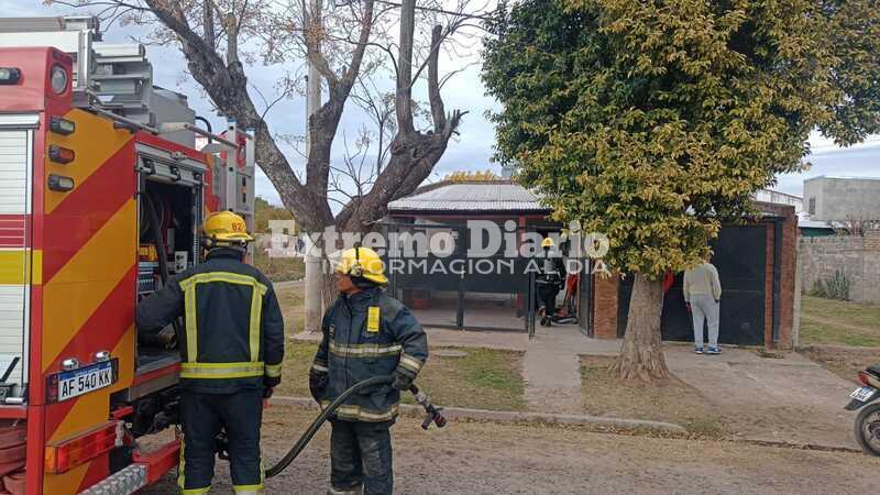 Imagen de Principio de incendio en una vivienda