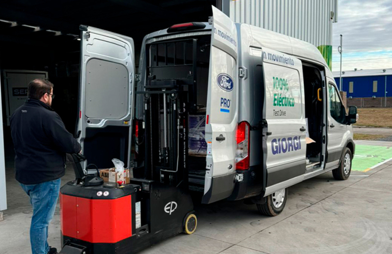 Imagen de La E-Transit lleg&oacute; a Giorgi