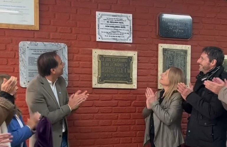 Se realizó un emocionante acto en la escuela.