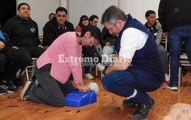 Imagen de Alvear: Curso de RCP para alumnos de la carrera de T&eacute;cnico en Mantenimiento Industrial
