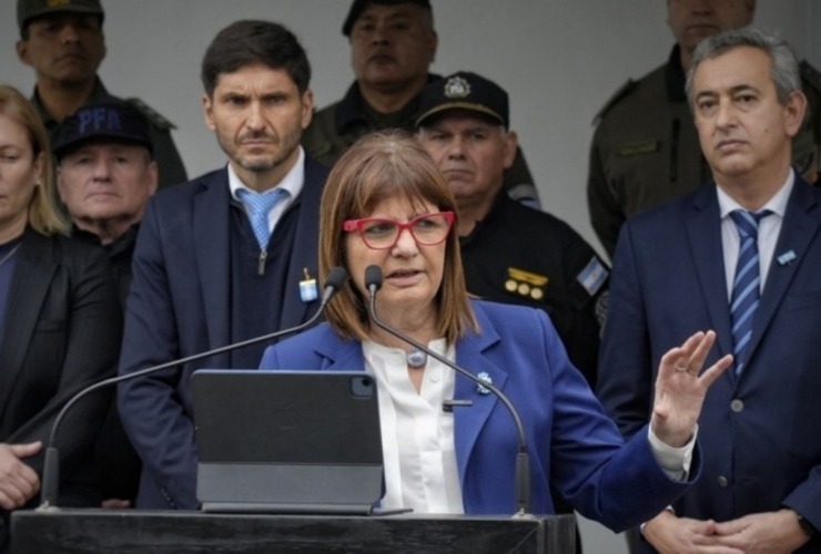 La ministra regresó este martes a la región. (Alan Monzón/Rosario3)