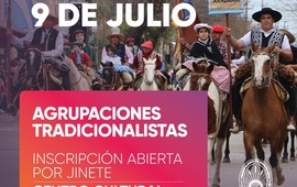 Imagen de Por el desfile del 9 de julio: &iexcl;Atenci&oacute;n agrupaciones tradicionalistas y jinetes!