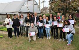 Imagen de Final y entrega de diplomas por el segundo Curso de Huerta Org&aacute;nica Domiciliaria