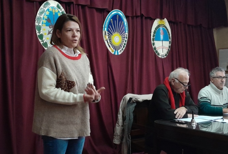 Evelyn estuvo la semana pasada en el Concejo y pidi&oacute; espacio para contar su historia previo al inicio de la sesi&oacute;n p&uacute;blica.