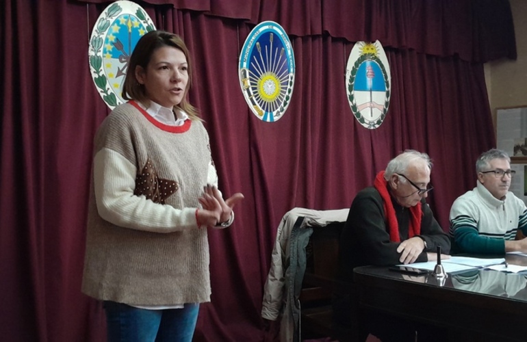 Evelyn estuvo la semana pasada en el Concejo y pidi&oacute; espacio para contar su historia previo al inicio de la sesi&oacute;n p&uacute;blica.