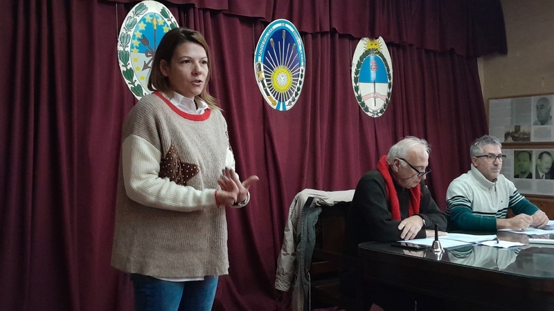 Evelyn estuvo la semana pasada en el Concejo y pidi&oacute; espacio para contar su historia previo al inicio de la sesi&oacute;n p&uacute;blica.