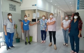 Vuelta al barbijo. El Estado local apuesta a la colaboraci&oacute;n vecinal.