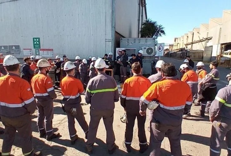 Freno. La sider&uacute;rgica Acindar volvi&oacute; a parar su principal planta para adecuar su producci&oacute;n a la ca&iacute;da de la demanda.