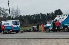 Imagen de Accidente en Ruta Provincial 21: Motociclista colisiona con caballos sueltos y sufre múltiples fracturas