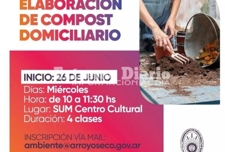 Imagen de Abrió la inscripción al curso de elaboración de compost domiciliario