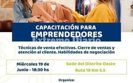 Imagen de Hoy: Se realizar&aacute; una capacitaci&oacute;n para emprendedores en Alvear