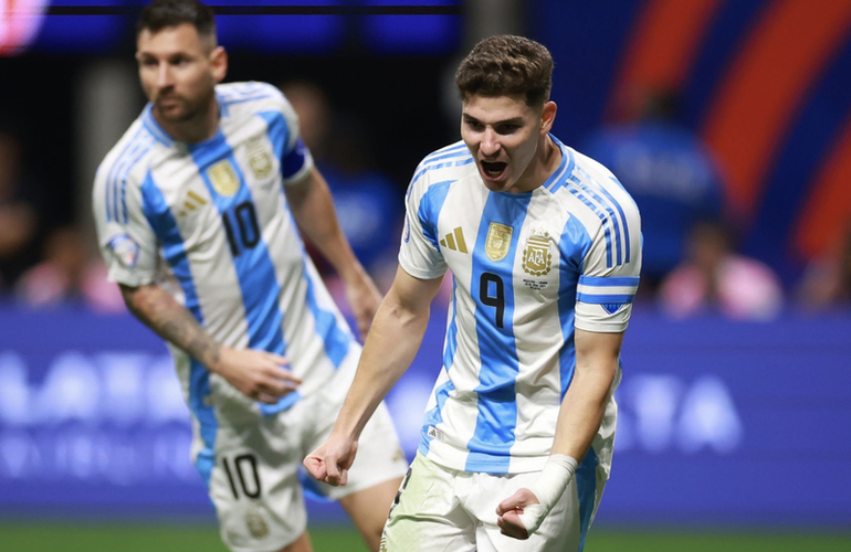 Imagen de Argentina venció 2-0 a Canadá en el debut de la Copa America 2024.