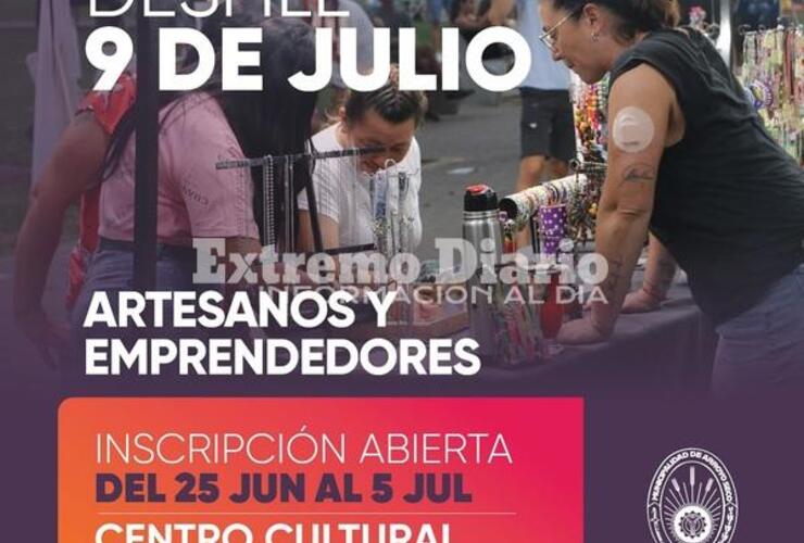 Imagen de Abre la inscripci&oacute;n de artesanos y emprendedores para los festejos del D&iacute;a de la Independencia